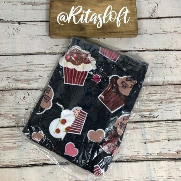 Muffin Print Super Soft Leggings - One Size - Picture 3 of 7